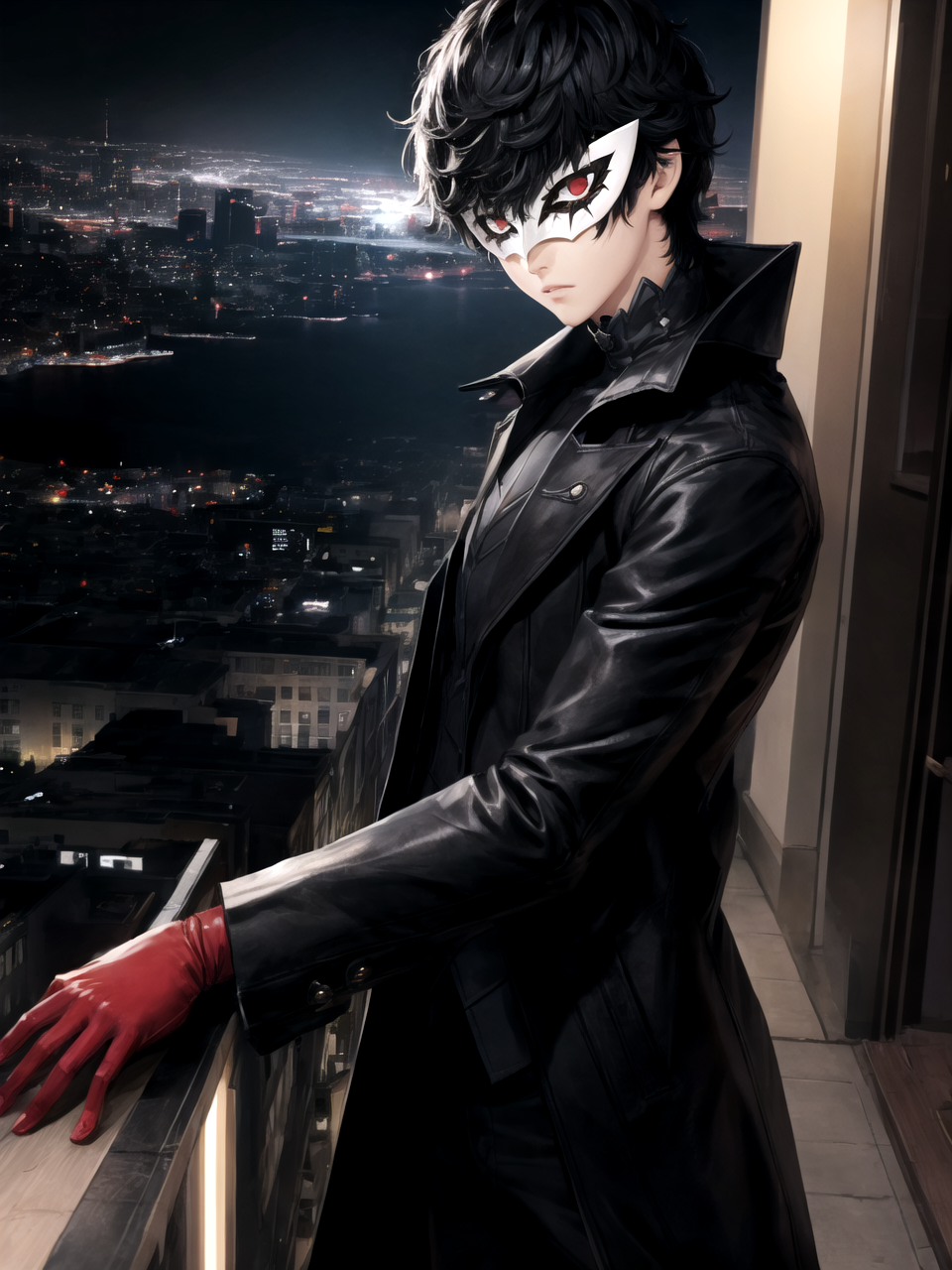 1691592084-masterpiece, best quality, 1boy, solo, male focus, dsjoker, black hair, short hair, red eyes, mask, high collar, coat, long slee.png